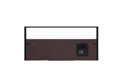 8" Under Cabinet LED Light Bar in Bronze (3-in-1 Adjustable Color Temperature)