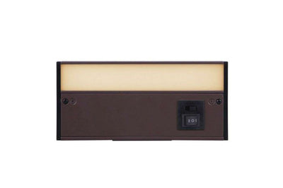 8" Under Cabinet LED Light Bar in Bronze (3-in-1 Adjustable Color Temperature)