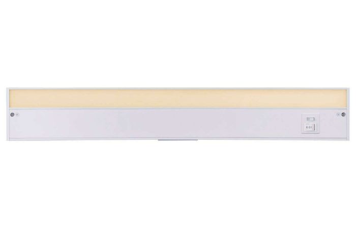 24" Under Cabinet LED Light Bar in White (3-in-1 Adjustable Color Temperature)