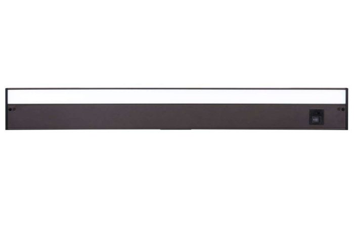 30" Under Cabinet LED Light Bar in Bronze (3-in-1 Adjustable Color Temperature) Under Cabinet Lighting Craftmade