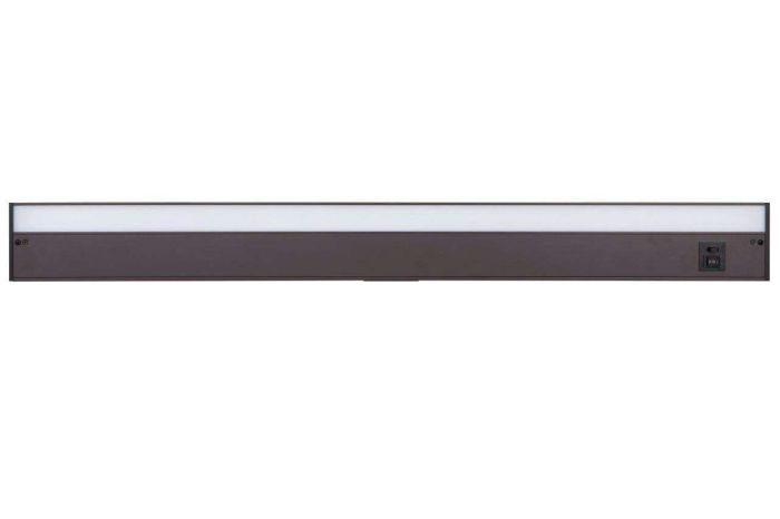 36" Under Cabinet LED Light Bar in Bronze (3-in-1 Adjustable Color Temperature) Under Cabinet Lighting Craftmade