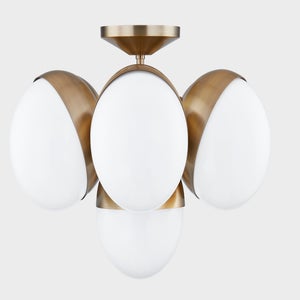 Cupertino Semi Flush Semi Flush Troy Lighting