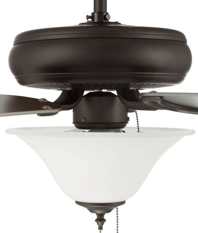 52" Decorator's Choice 2 Light in Espresso w/ Walnut/Espresso Blades Ceiling Fan CRAFTMADE