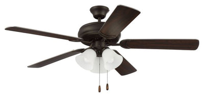 52" Decorator's Choice 3 Light in Espresso w/ Walnut/Espresso Blades Ceiling Fan CRAFTMADE