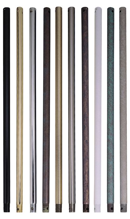 ##Antique Hardware## 60" Downrod in Painted Nickel