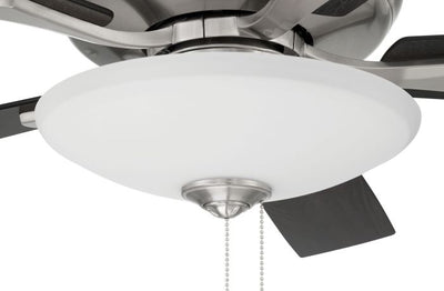 52" Eos 3 Light Bowl in Brushed Polished Nickel w/ Brushed Nickel/Greywood Blades Ceiling Fan CRAFTMADE