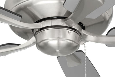 52" Eos in Brushed Polished Nickel w/ Brushed Nickel/Greywood Blades Ceiling Fan CRAFTMADE