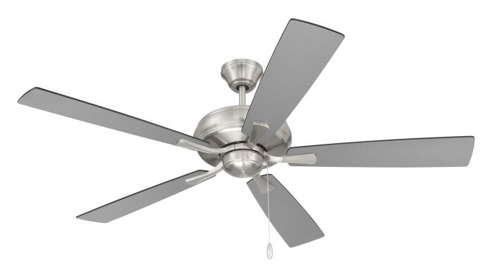 52" Eos in Brushed Polished Nickel w/ Brushed Nickel/Greywood Blades Ceiling Fan CRAFTMADE