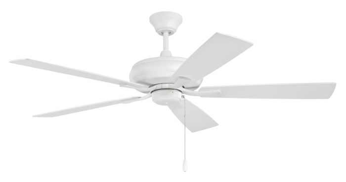 52" Eos in White w/ White/Washed Oak Blades Ceiling Fan CRAFTMADE