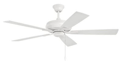 52" Eos in White w/ White/Washed Oak Blades Ceiling Fan CRAFTMADE