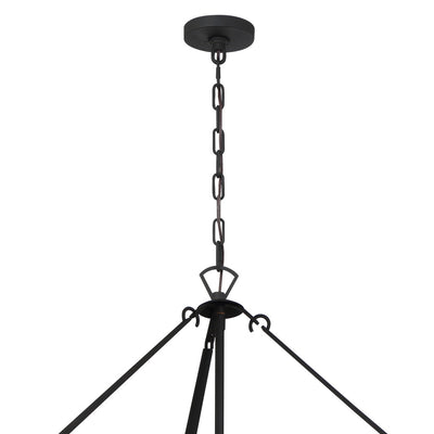 Emory 22 Light Black Forged Chandelier Chandelier Crystorama