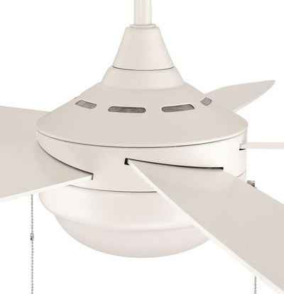 52" Phaze Energy Star 5 in White w/ White Blades Ceiling Fan CRAFTMADE