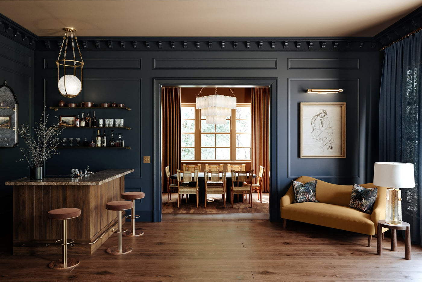 MOISSANITE CHANDELIER Chandelier Hudson Valley Lighting