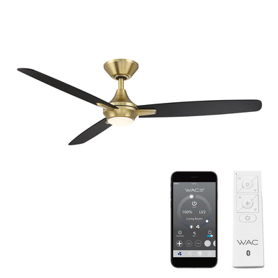 Blitzen 3-Blade LED Smart Ceiling Fan Ceiling Fan WAC Lighting