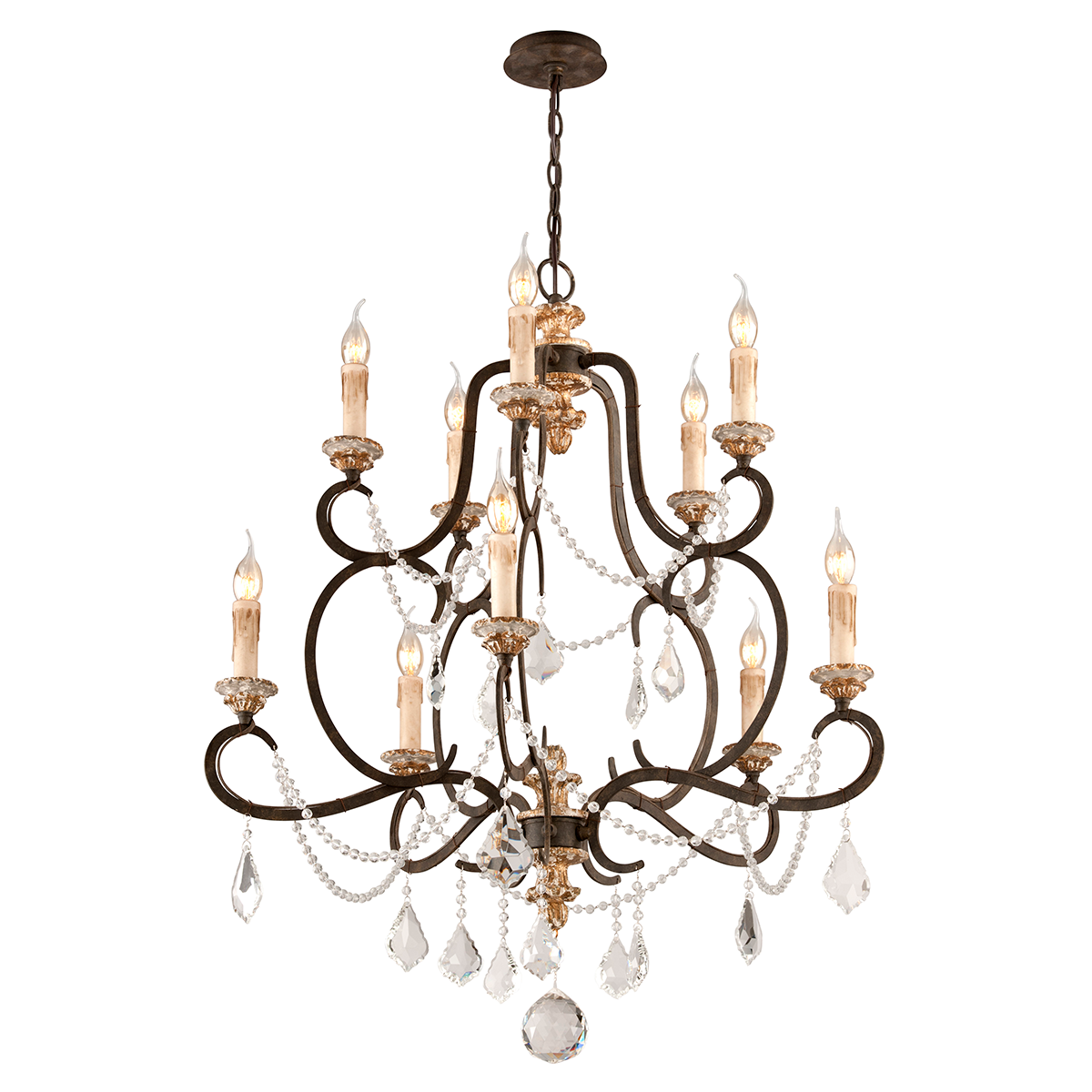 Bordeaux Chandelier Chandelier Troy Lighting