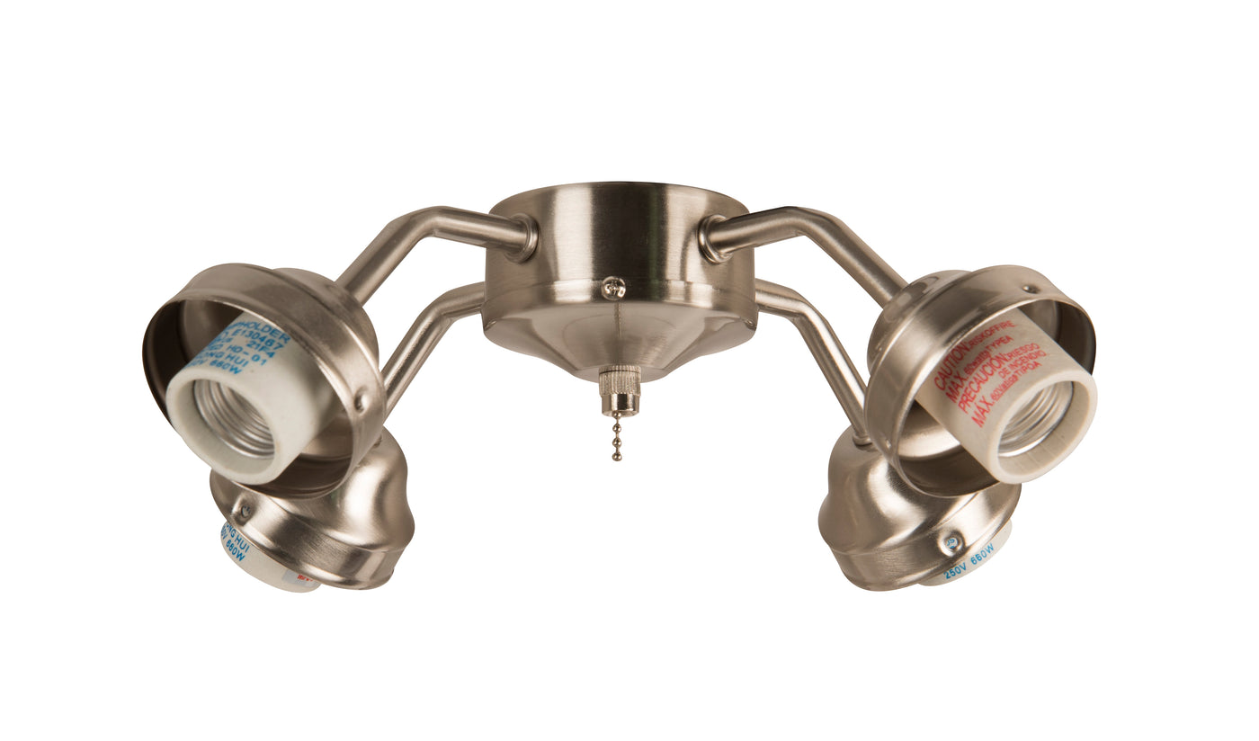 Universal 4 Light Fitter in Brushed Polished Nickel Accessory Craftmade