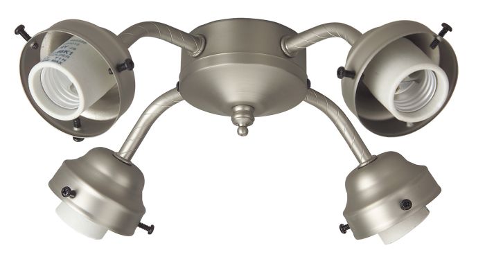 Universal 4 Light Fitter in Brushed Satin Nickel Accessory Craftmade