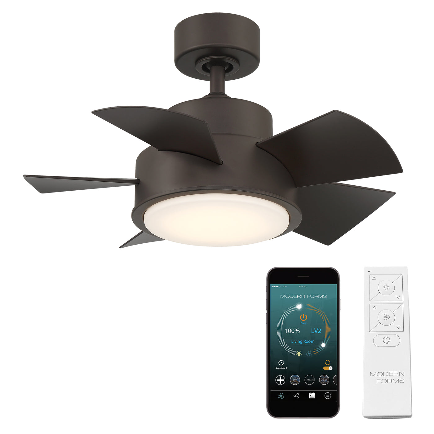 Vox 5-Blade LED Ceiling Fan Ceiling Fan Modern Forms