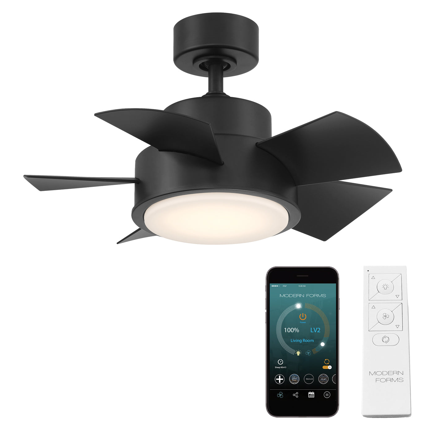 Vox 5-Blade LED Ceiling Fan Ceiling Fan Modern Forms