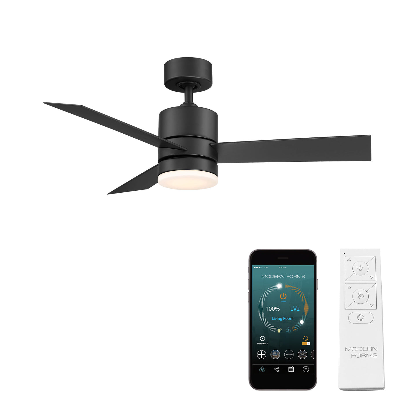 Axis 3-Blade Ceiling Fan Ceiling Fan Modern Forms