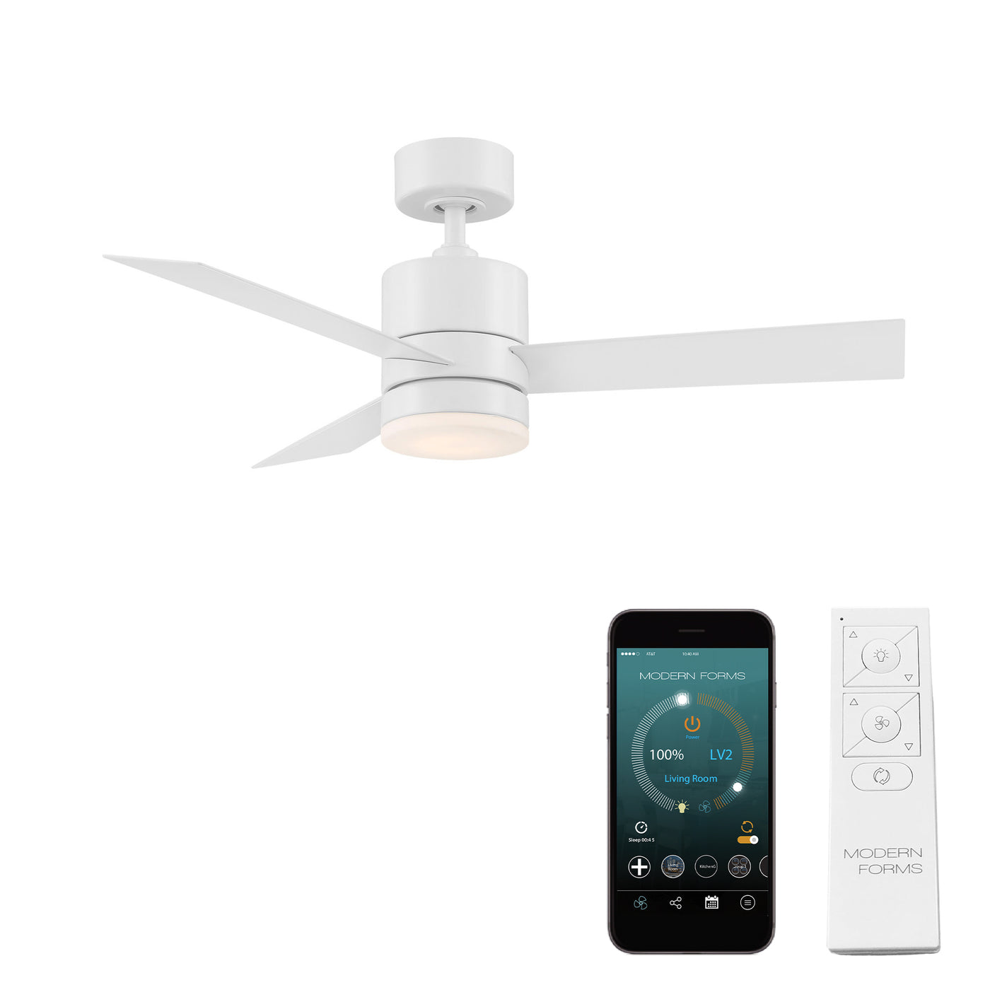 Axis 3-Blade Ceiling Fan Ceiling Fan Modern Forms