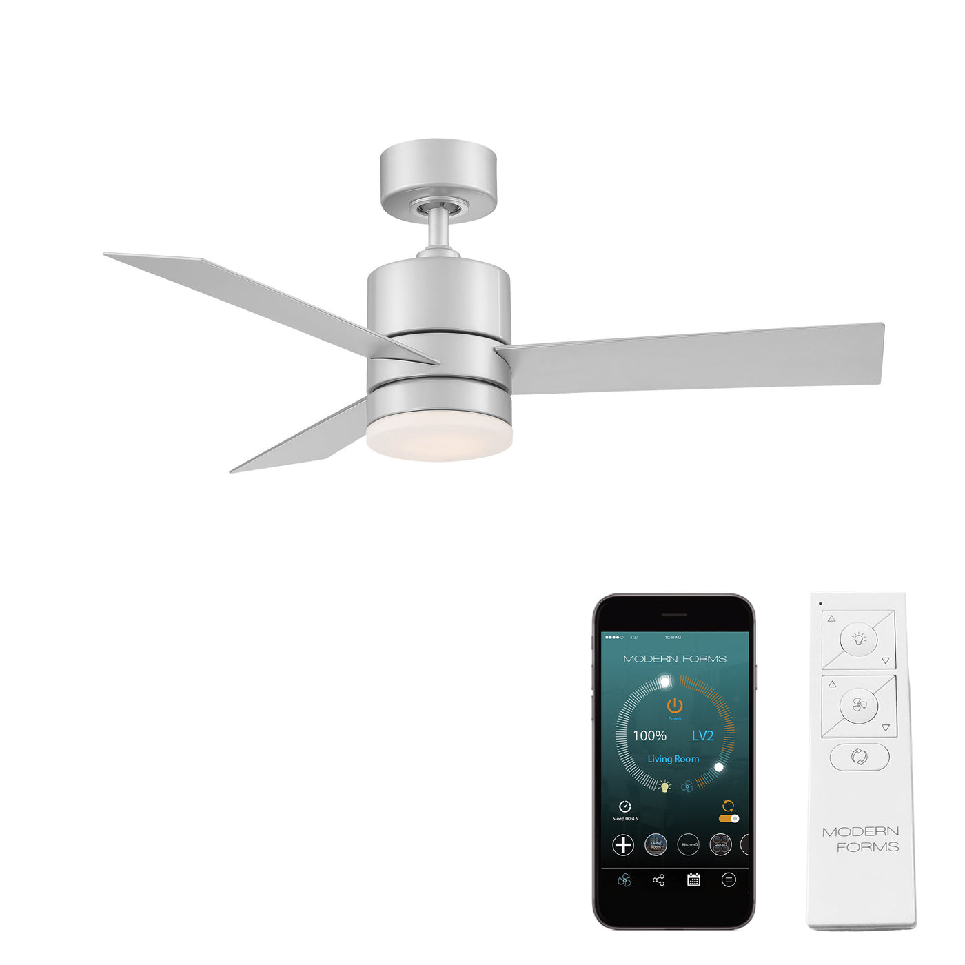 Axis 3-Blade Ceiling Fan Ceiling Fan Modern Forms