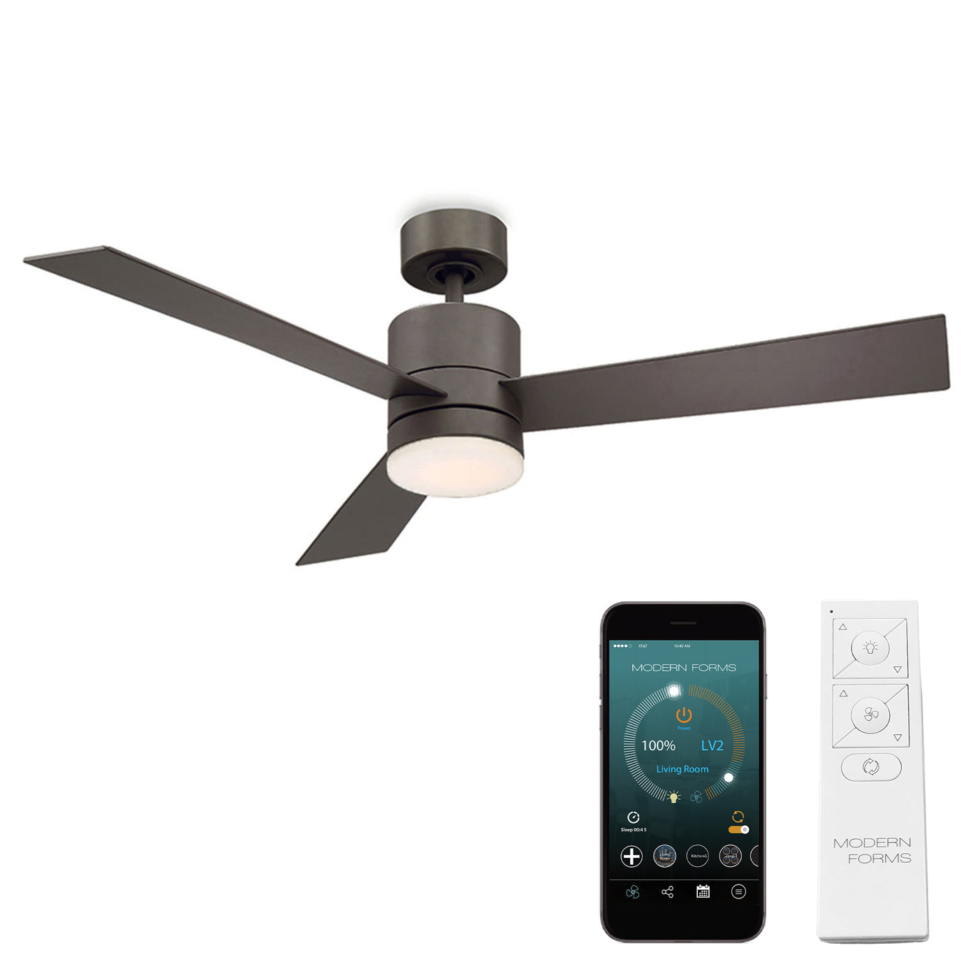 Axis 3-Blade Ceiling Fan Ceiling Fan Modern Forms