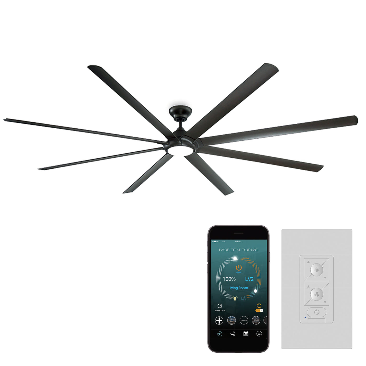 Hydra 8-Blade Ceiling Fan Ceiling Fan Modern Forms