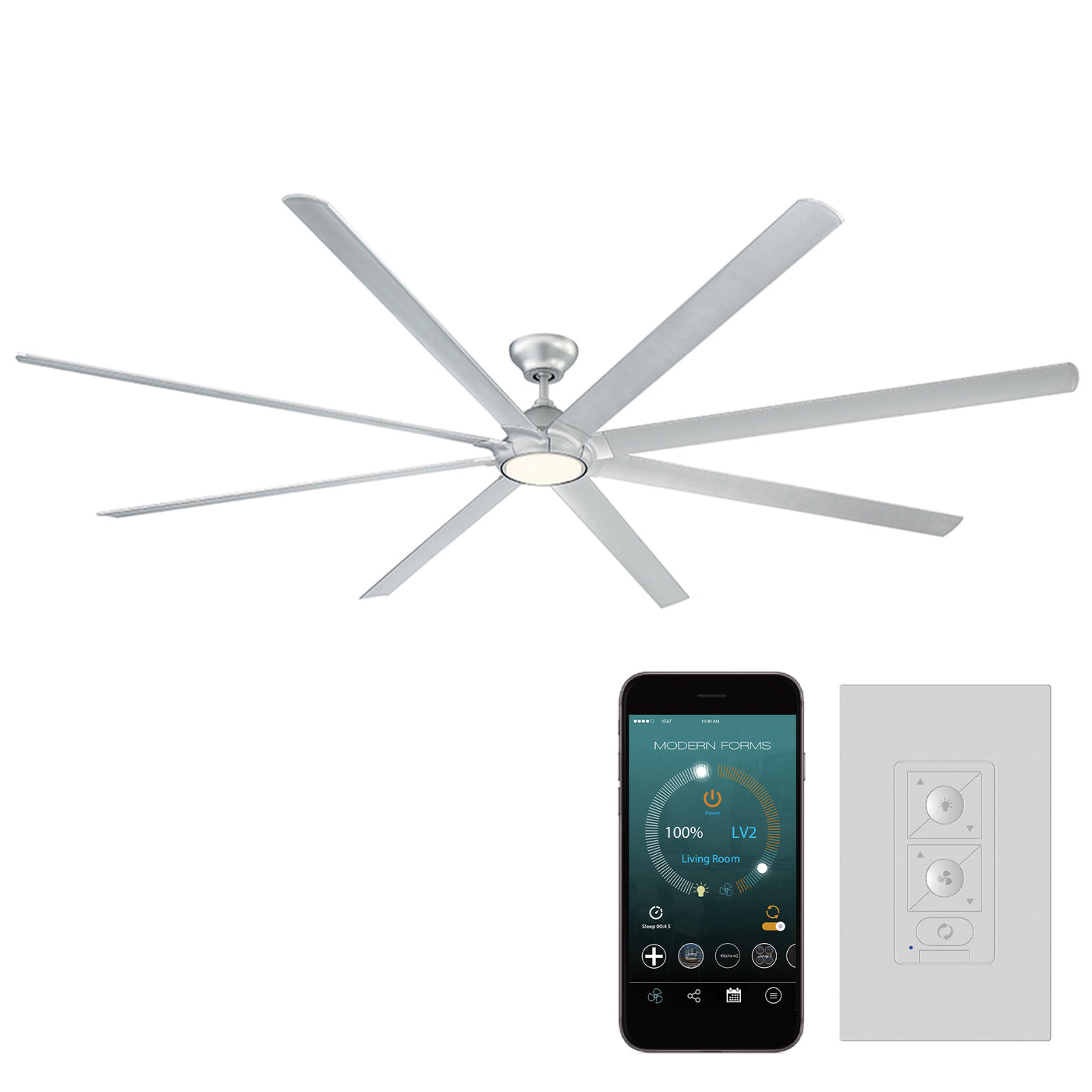 Hydra 8-Blade Ceiling Fan Ceiling Fan Modern Forms