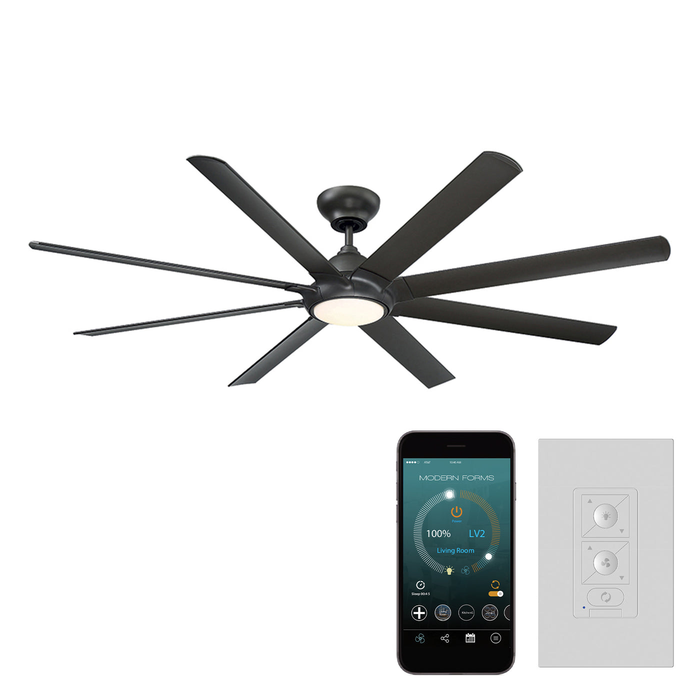 Hydra 8-Blade Ceiling Fan Ceiling Fan Modern Forms