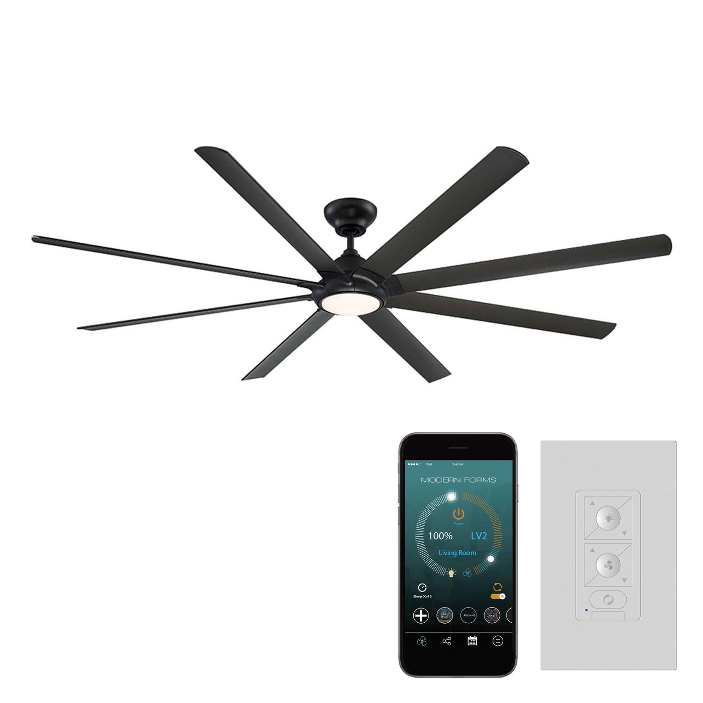 Hydra 8-Blade Ceiling Fan Ceiling Fan Modern Forms