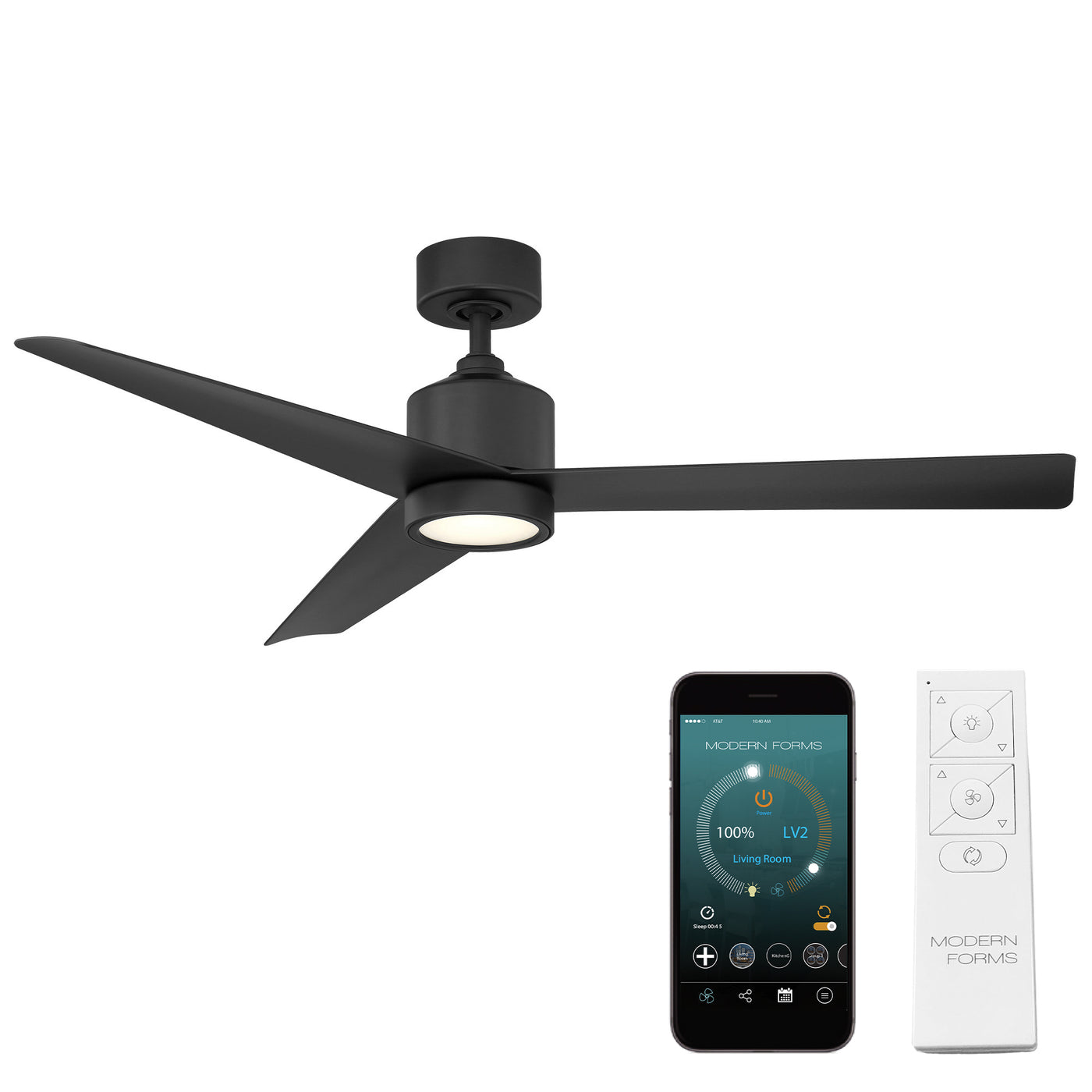 Lotus 3-Blade Ceiling Fan Ceiling Fan Modern Forms