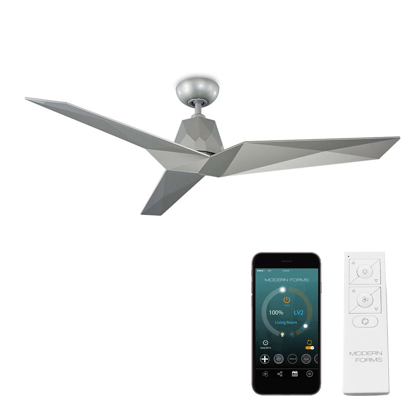 Vortex 3-Blade Ceiling Fan Ceiling Fan Modern Forms