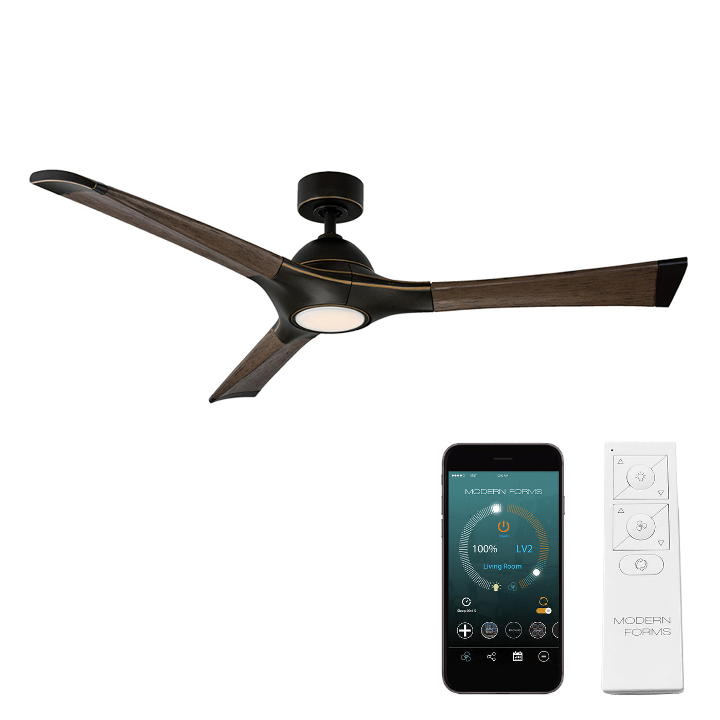 Woody 3-Blade Ceiling Fan Ceiling Fan Modern Forms