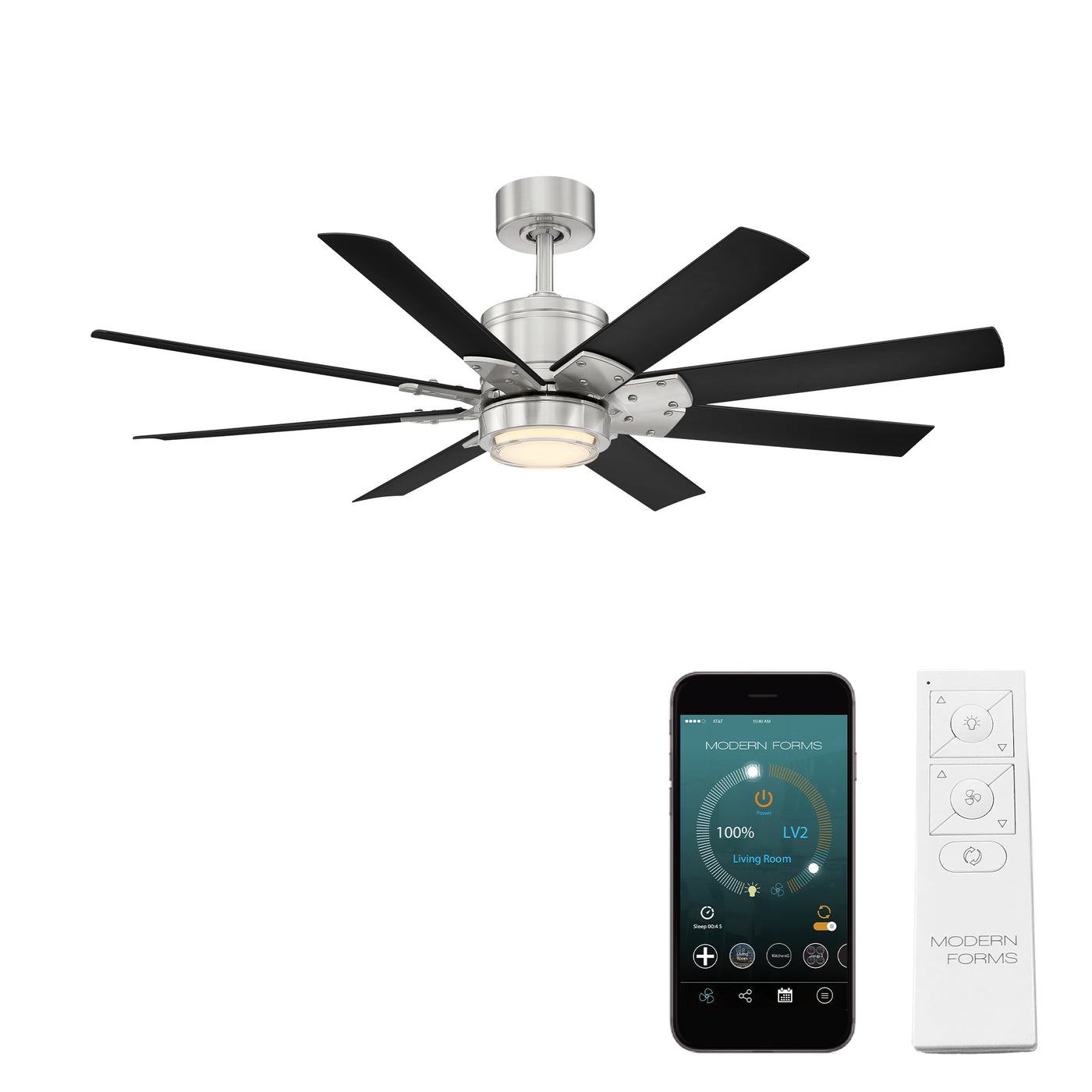 Renegade 8-Blade Ceiling Fan Ceiling Fan Modern Forms