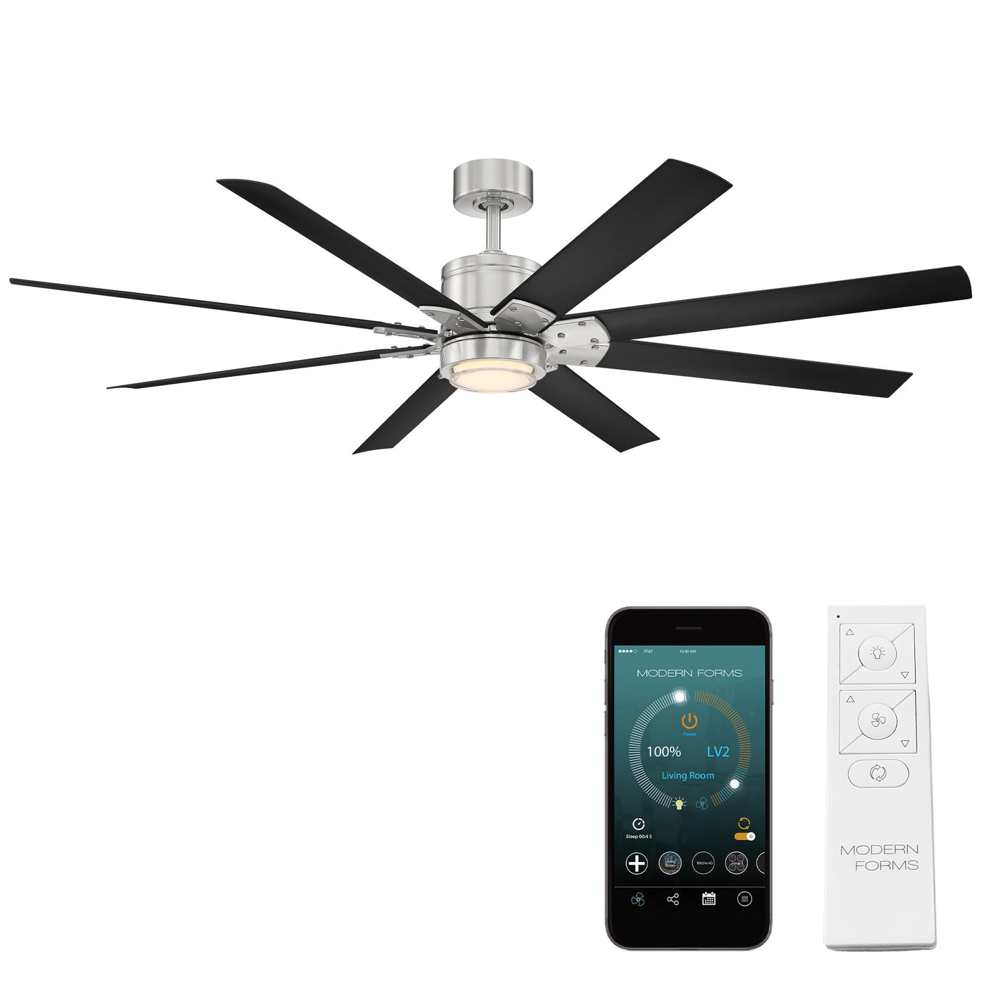 Renegade 8-Blade Ceiling Fan Ceiling Fan Modern Forms