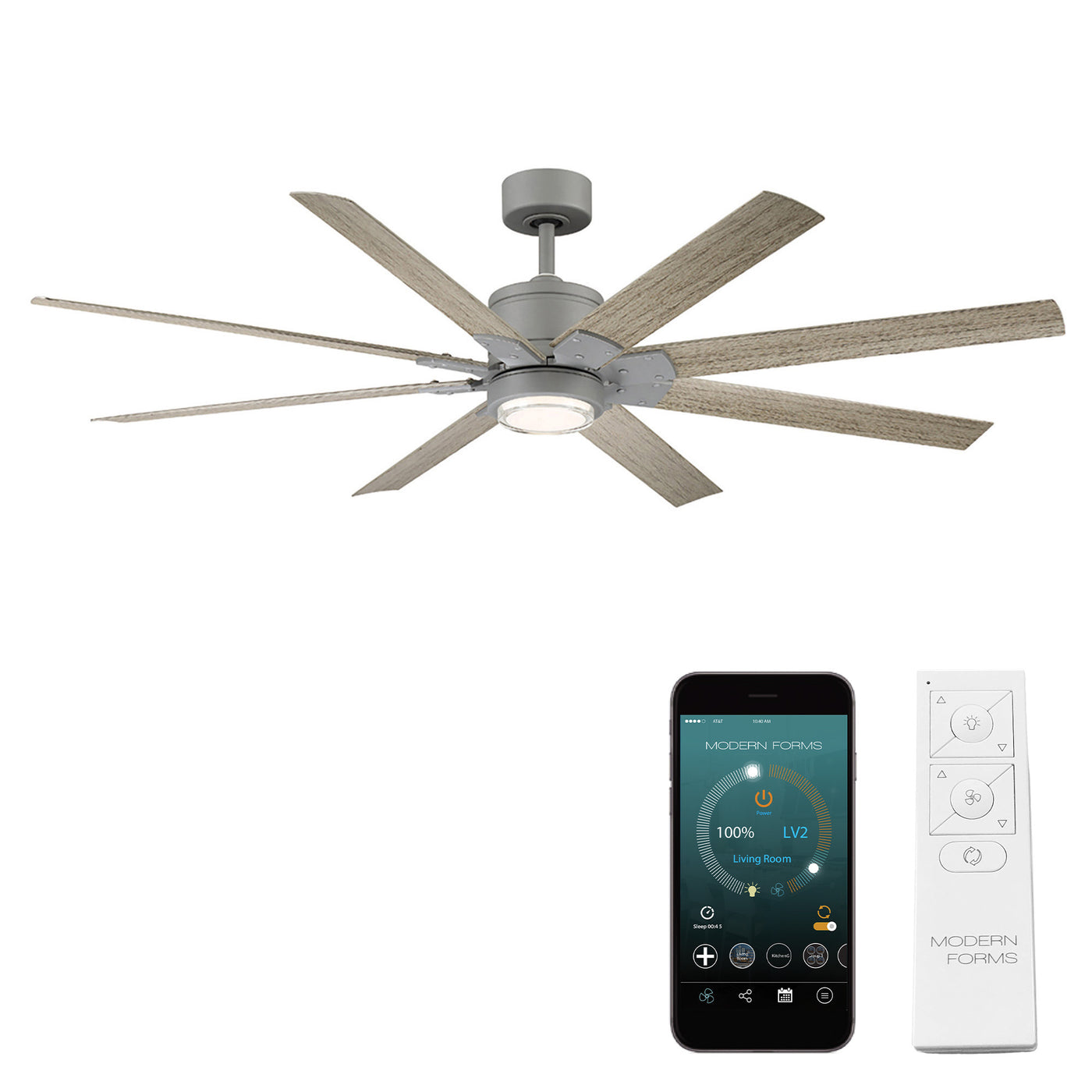 Renegade 8-Blade Ceiling Fan Ceiling Fan Modern Forms