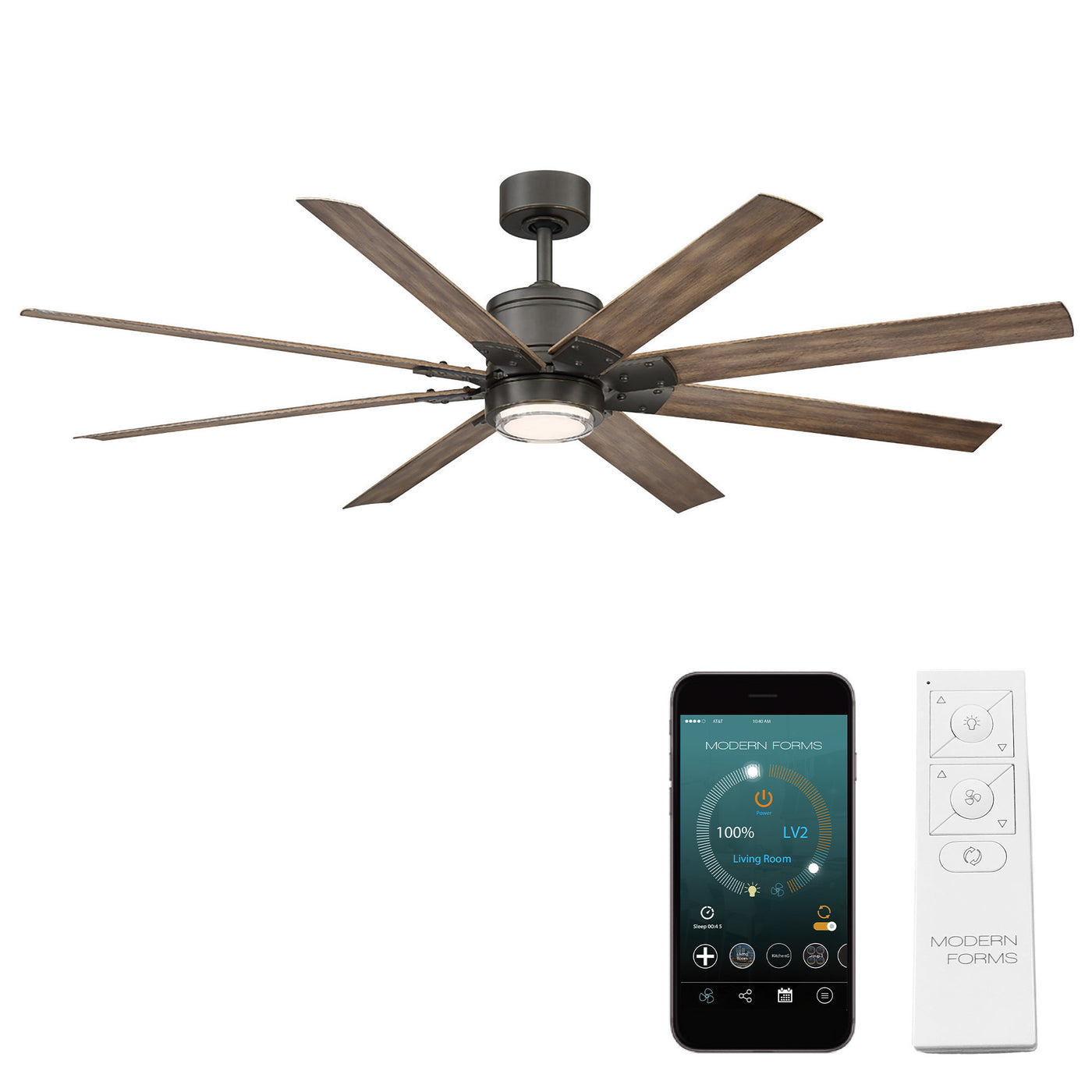 Renegade 8-Blade Ceiling Fan Ceiling Fan Modern Forms