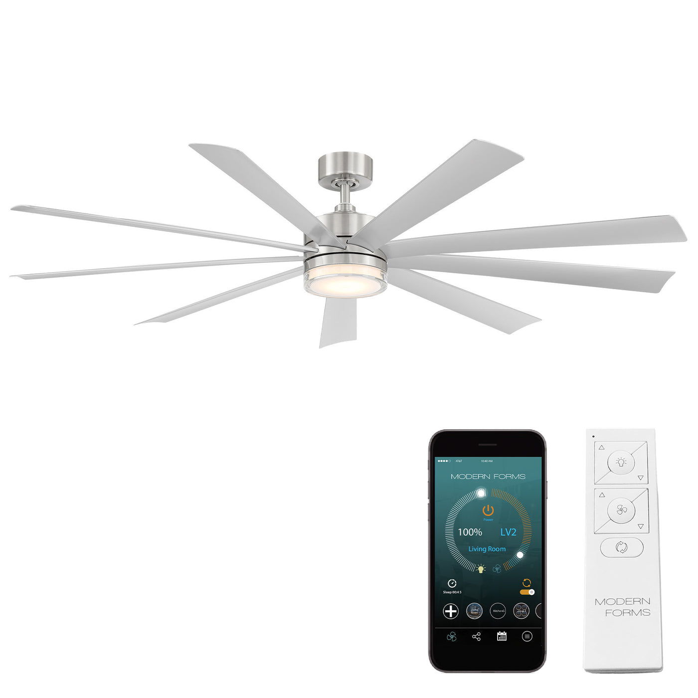 Wynd XL 9-Blade Ceiling Fan Ceiling Fan Modern Forms