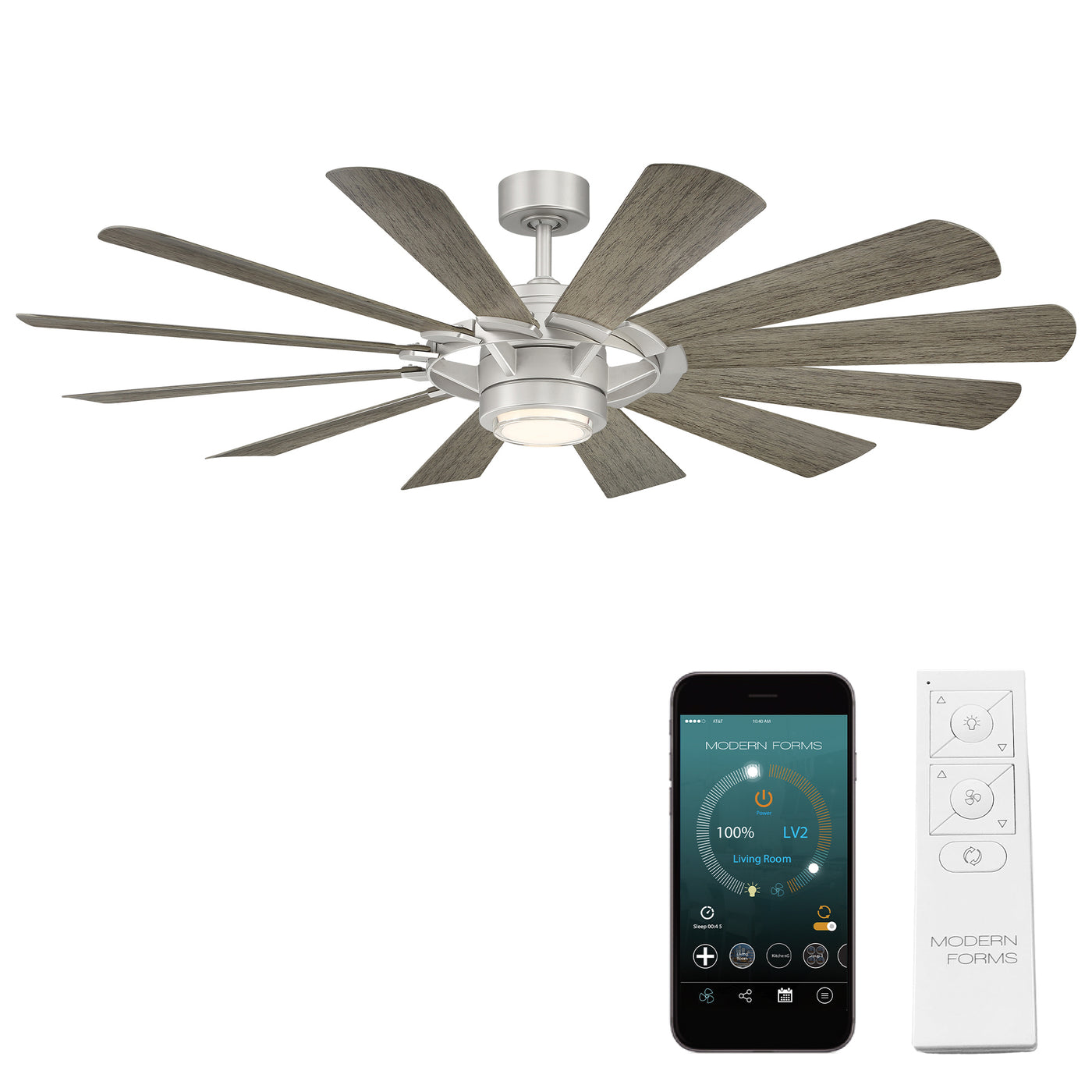 Wyndmill 12-Blade Ceiling Fan Ceiling Fan Modern Forms