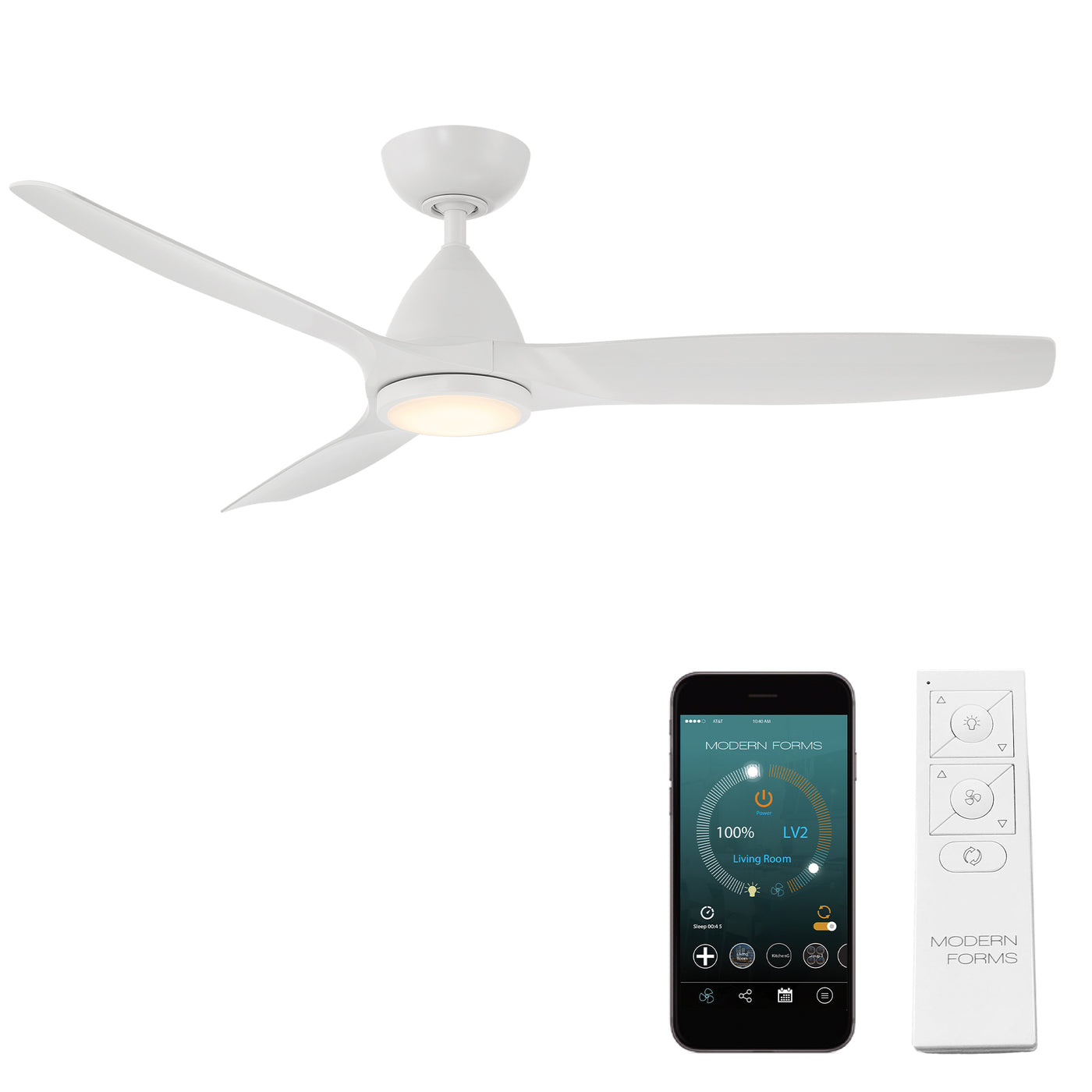 Skylark 3-Blade Smart Ceiling Fan Ceiling Fan Modern Forms