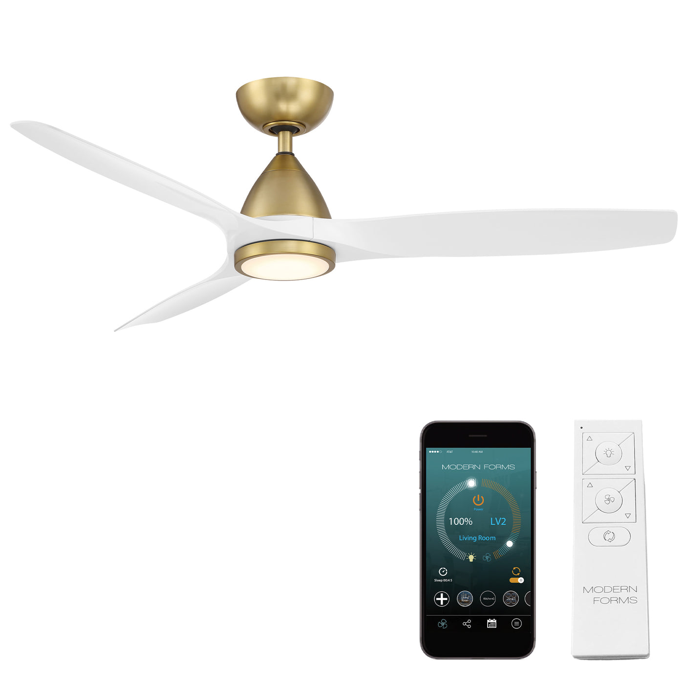 Skylark 3-Blade Smart Ceiling Fan Ceiling Fan Modern Forms