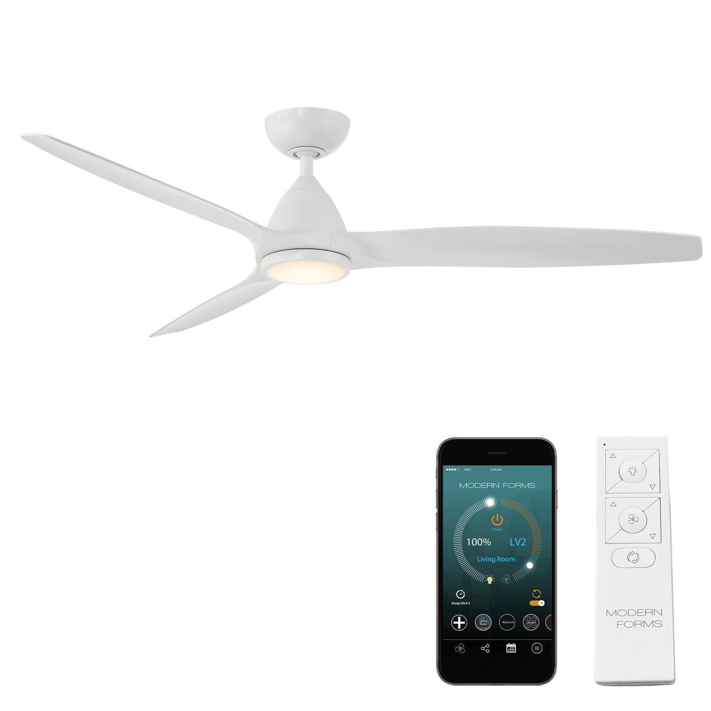 Skylark 3-Blade Smart Ceiling Fan Ceiling Fan Modern Forms