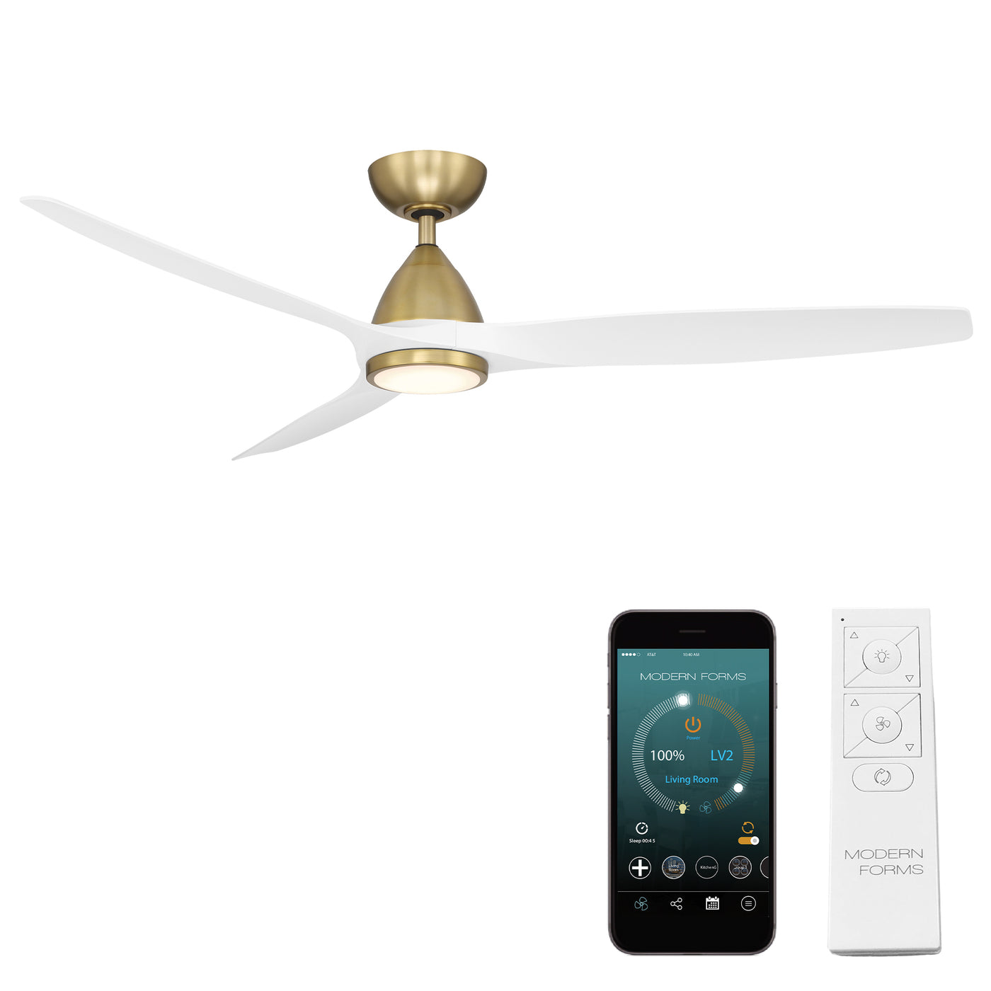 Skylark 3-Blade Smart Ceiling Fan Ceiling Fan Modern Forms