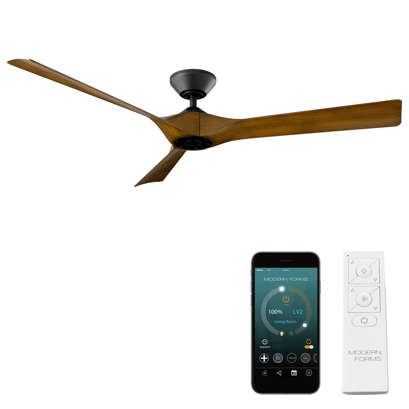 Torque 3-Blade Smart Ceiling Fan Ceiling Fan Modern Forms