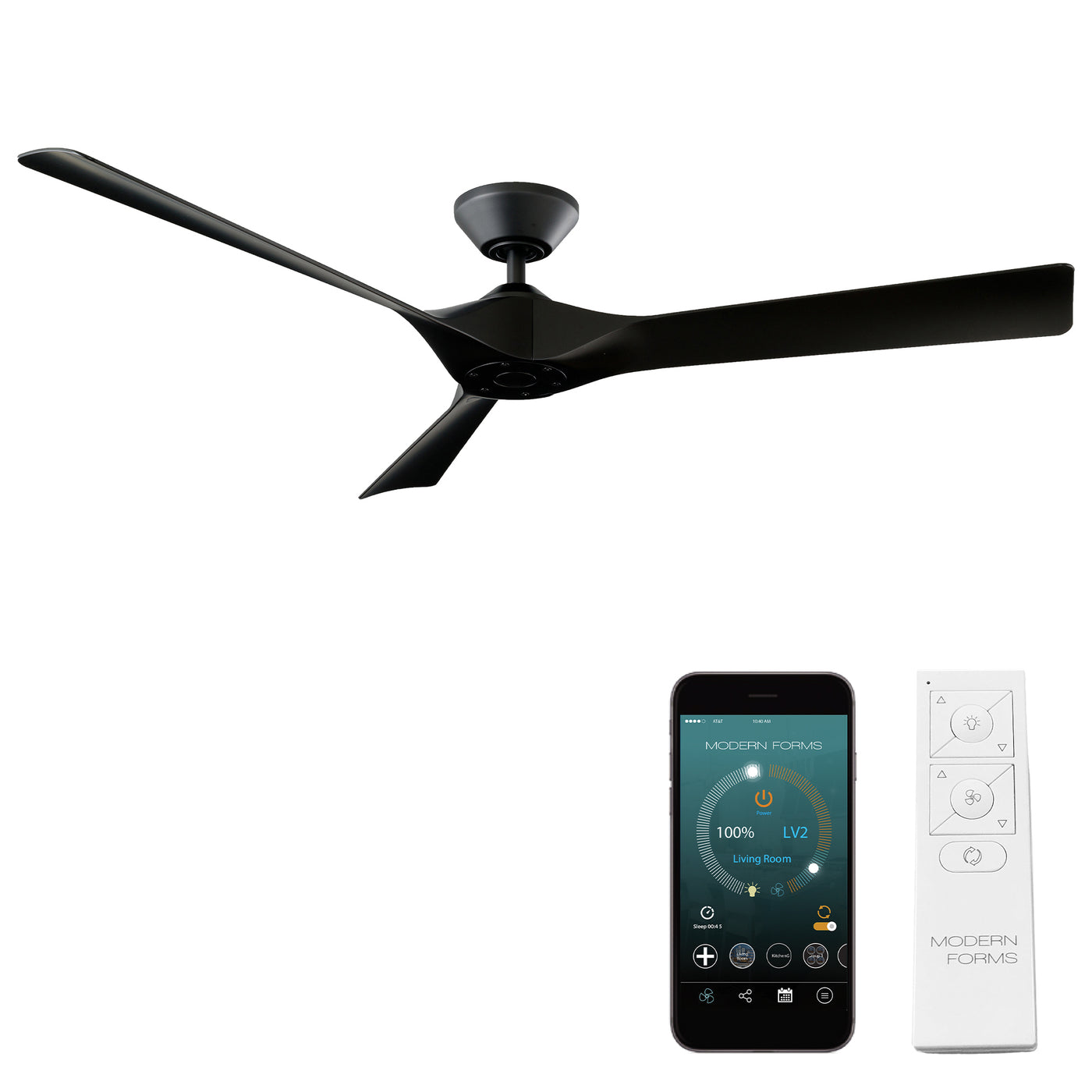 Torque 3-Blade Smart Ceiling Fan Ceiling Fan Modern Forms