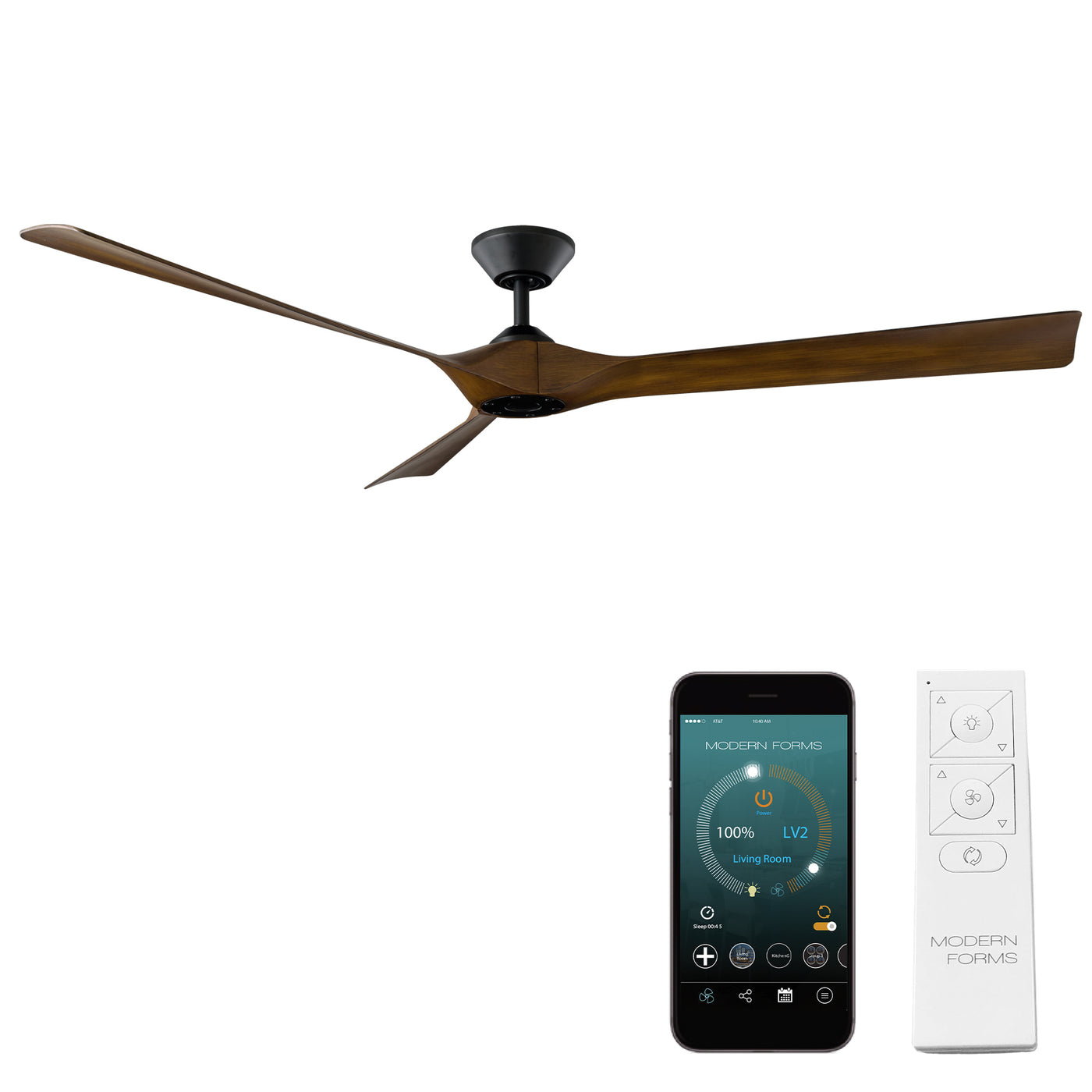 Torque 3-Blade Smart Ceiling Fan Ceiling Fan Modern Forms