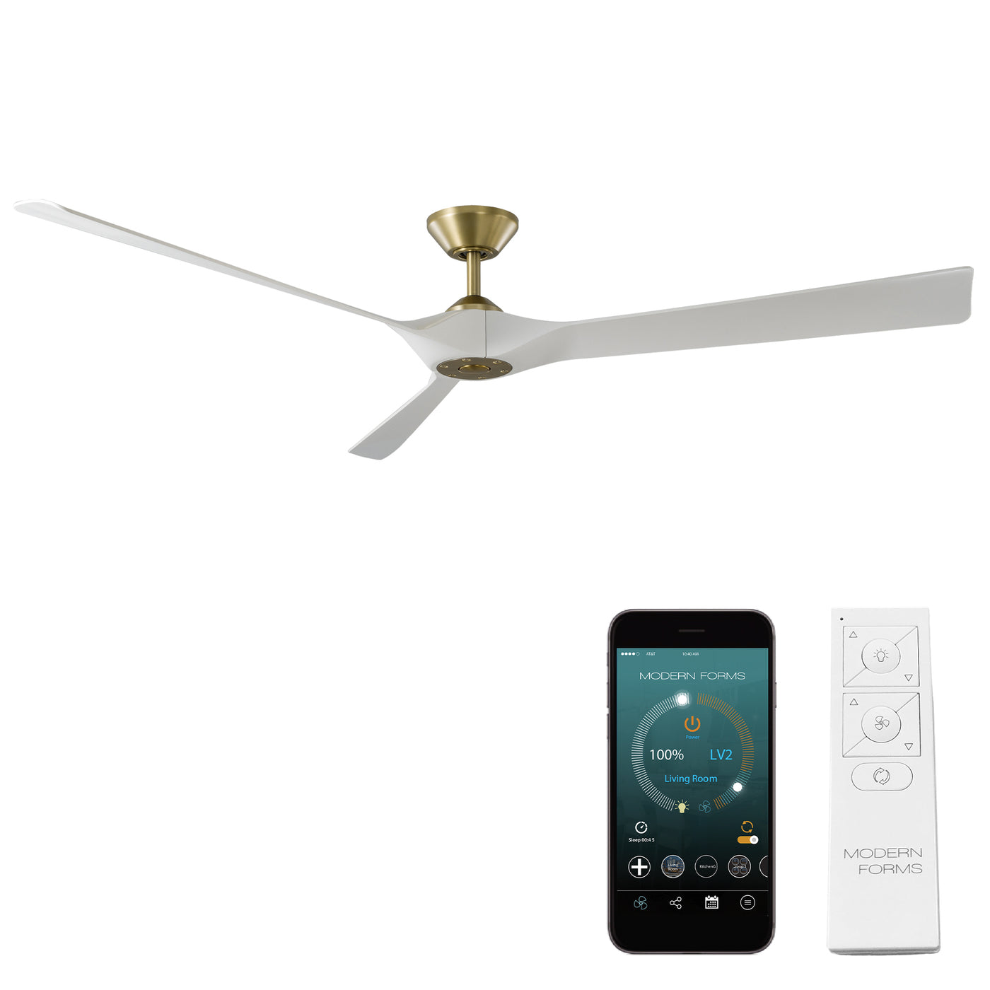 Torque 3-Blade Smart Ceiling Fan Ceiling Fan Modern Forms