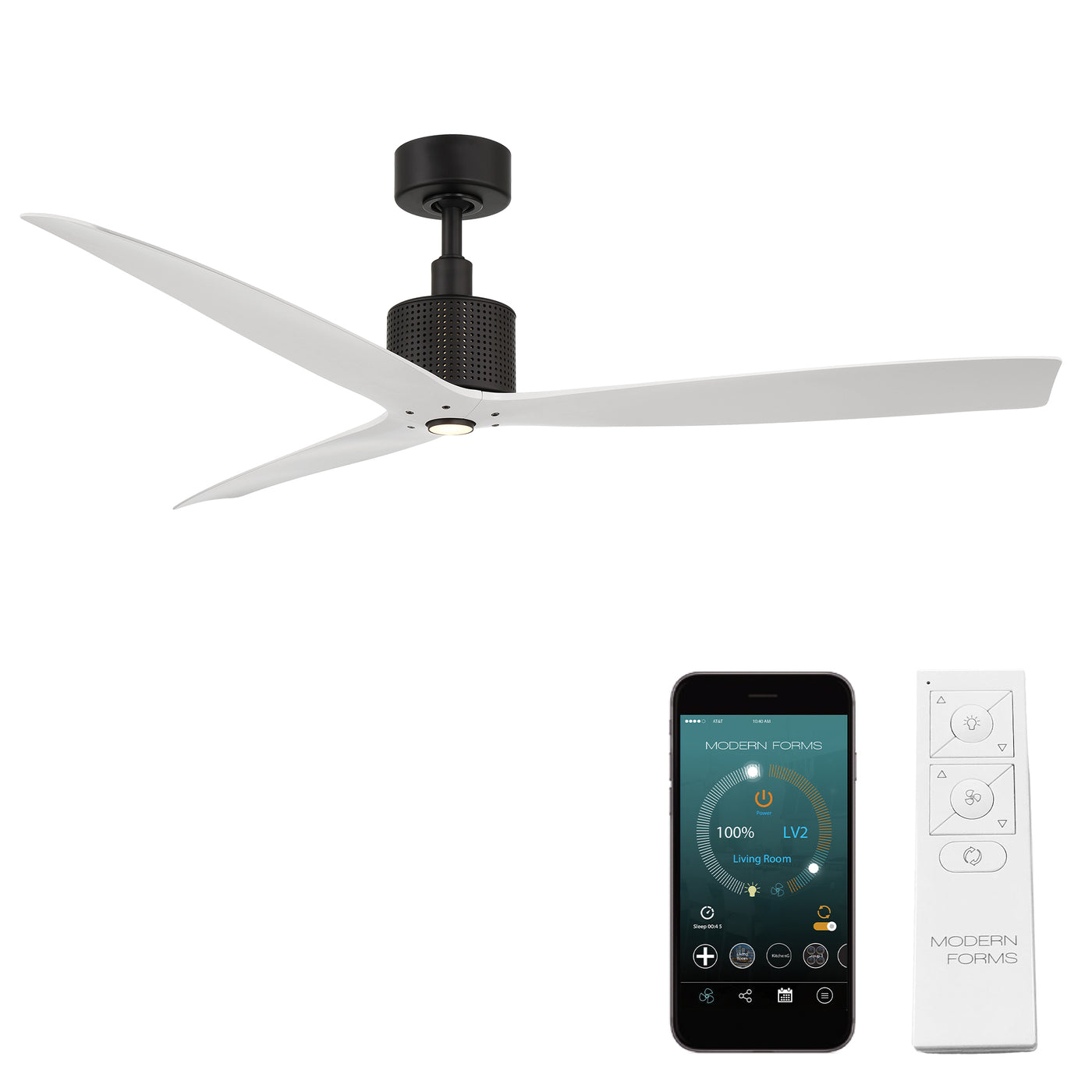 Spinster 3-Blade Smart Ceiling Fan Ceiling Fan Modern Forms