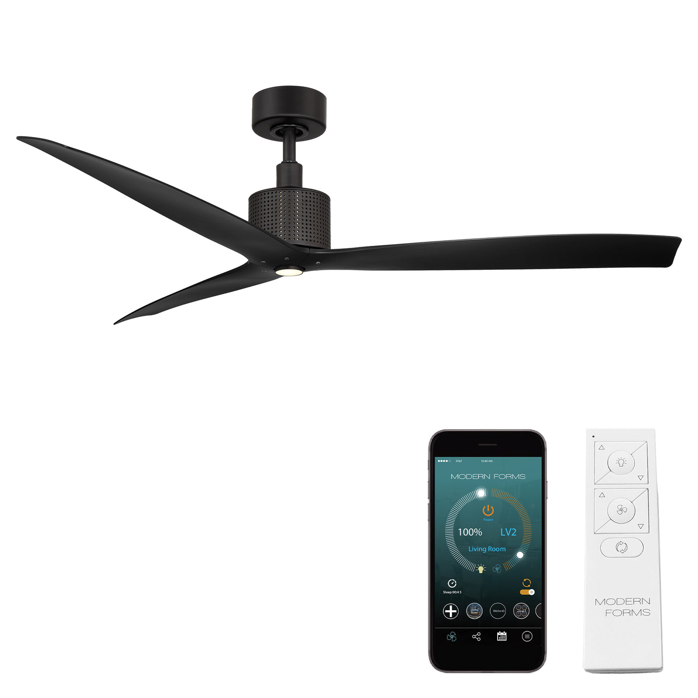 Spinster 3-Blade Smart Ceiling Fan Ceiling Fan Modern Forms